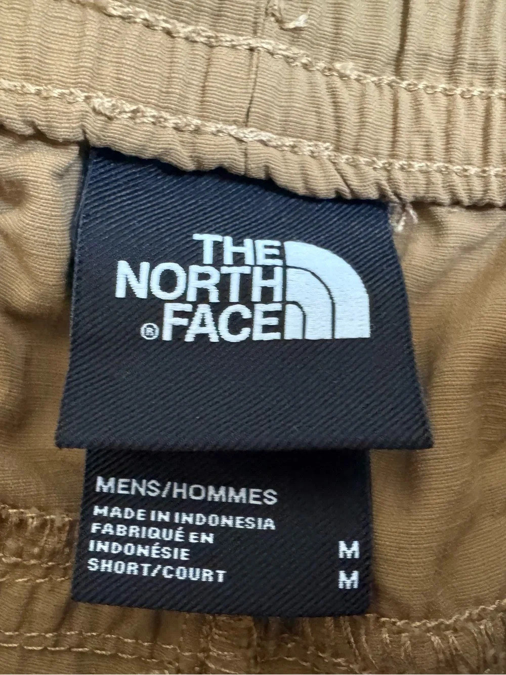 The North Face Men's Sz M Brown/Carmel Elastic-Waist Outdoor Shorts